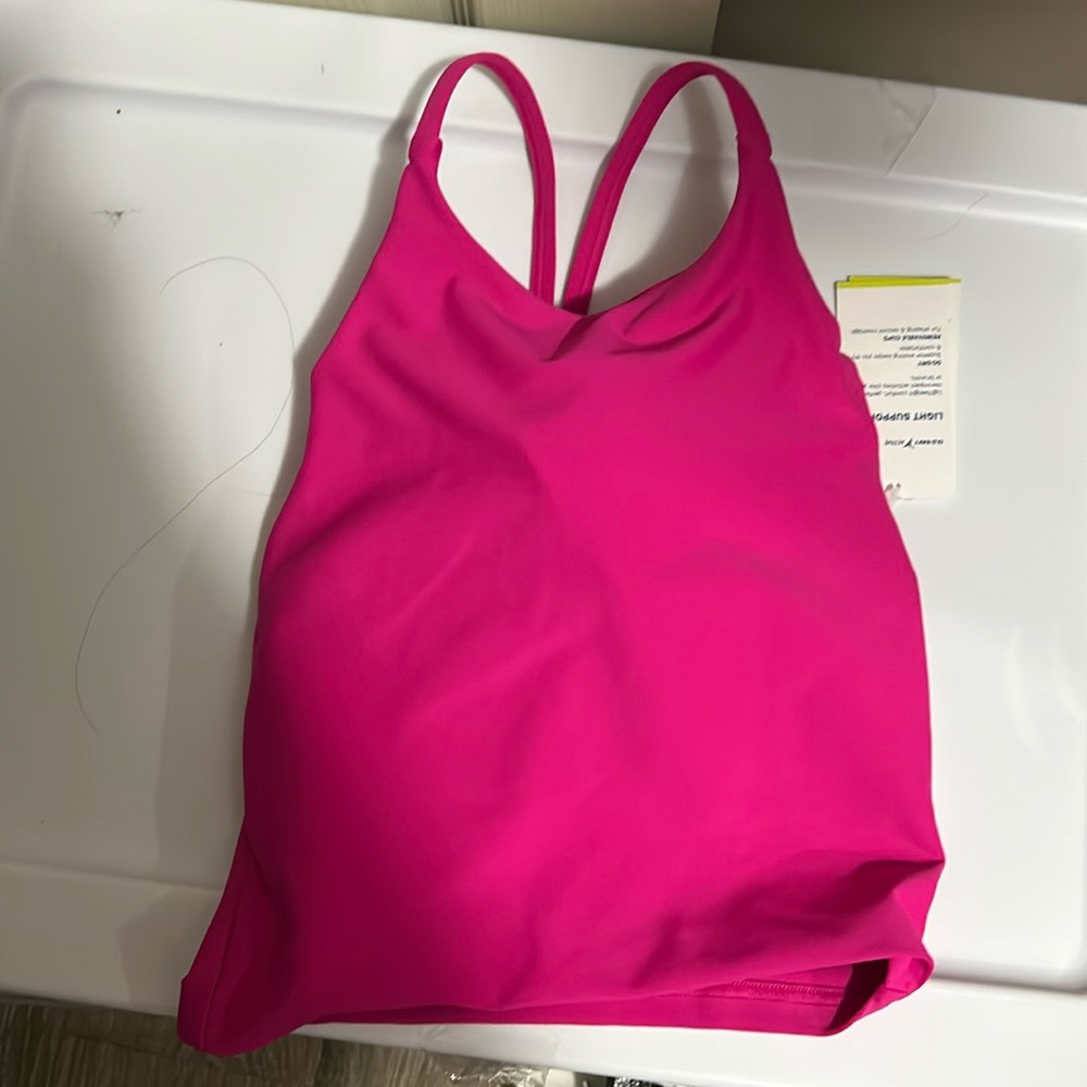 Hot pink sportswear